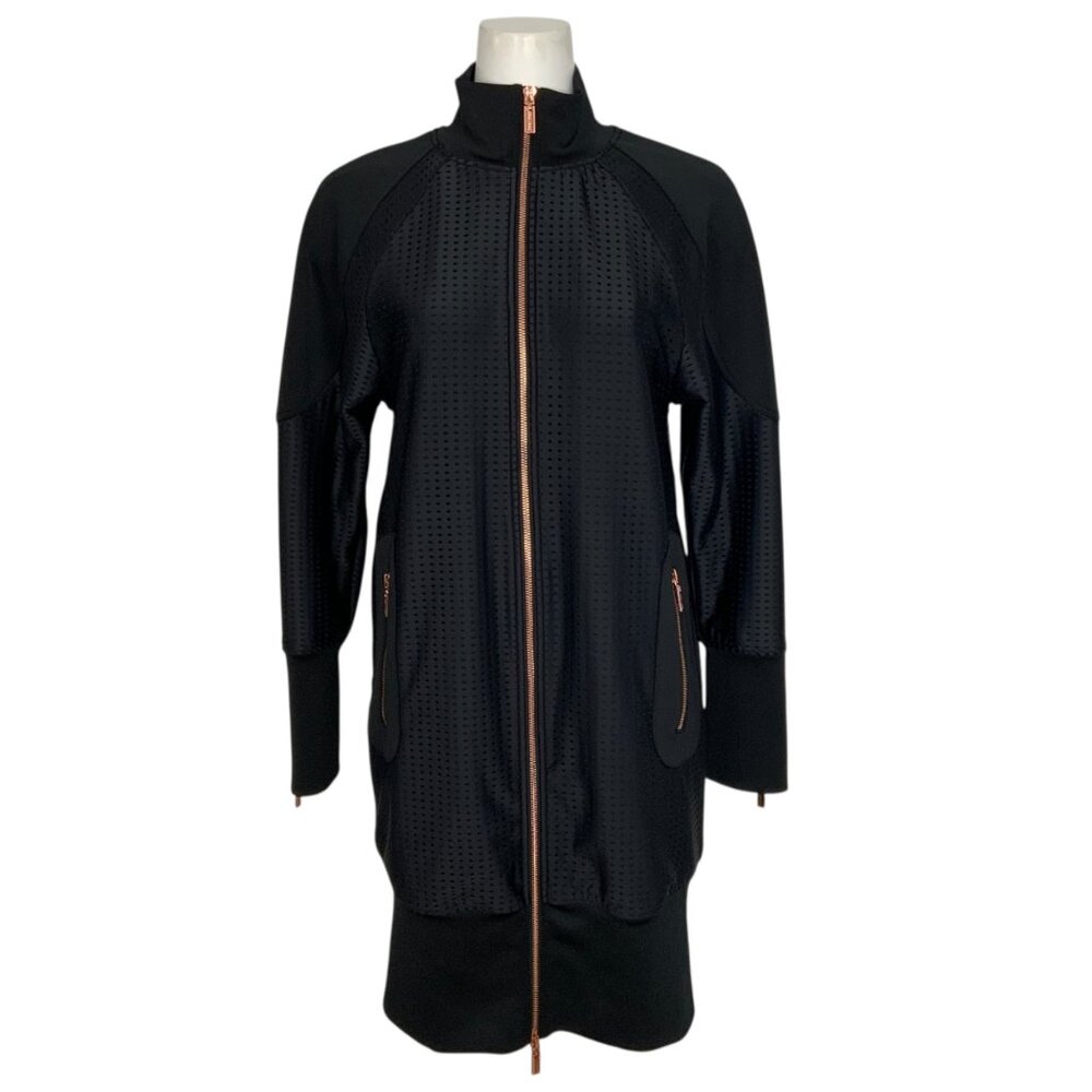 Lime & Vine Jacket Coat Dress M Black